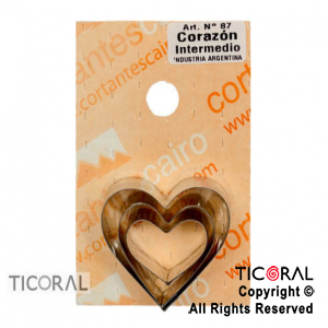 CORTANTE C 87 CORAZON INTERMEDIO ACERO x 1